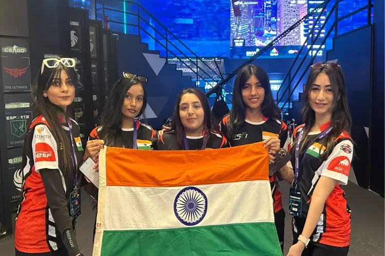 Indian Female team for online competitive video game, Counter Strike (file)
