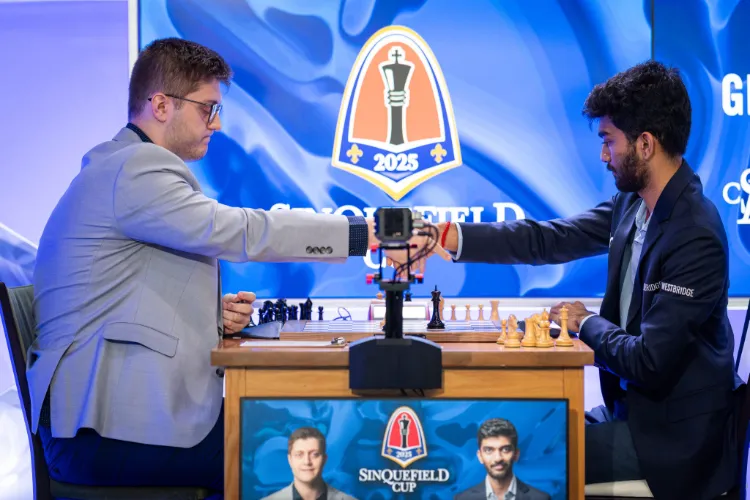 Gukesh draws with Samuel Sevian
