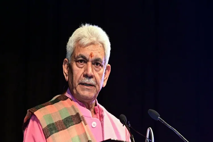 J&K LG Manoj Sinha (file)