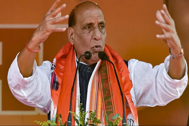 Defense Minister Rajnath Singh (file)