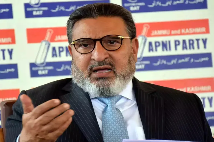 Apni Party chief Altaf Bukhari