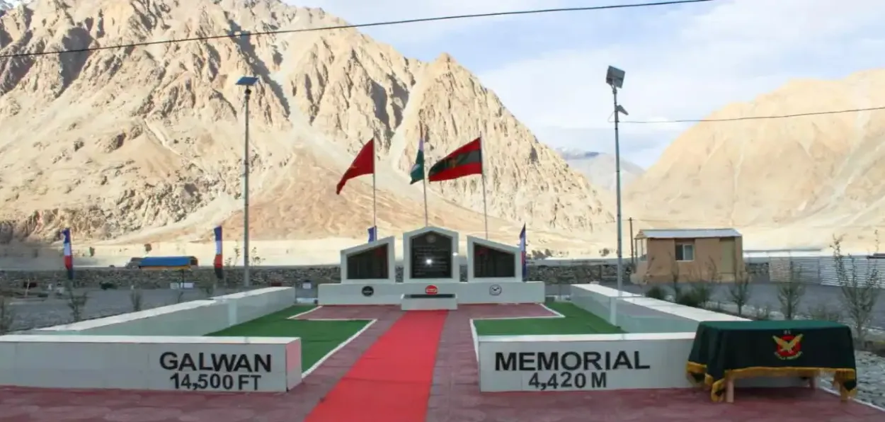 Memorial to Galwan Bravehearts