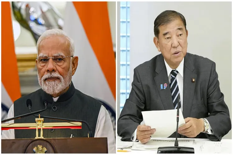Prime Minister Narendra Modi and Prime Minister of Japan Shigeru Ishiba