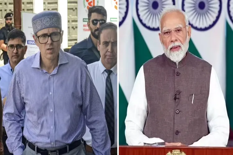 J&K CM Omar Abdullah and PM Modi