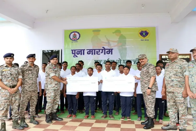 Surrendered naxals with receiving award money under rehabilitation policy