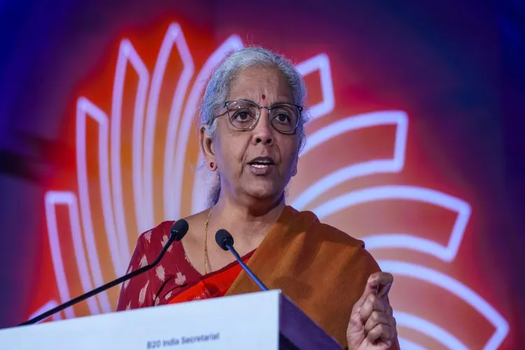 Finance Minister Nirmala Sitharaman