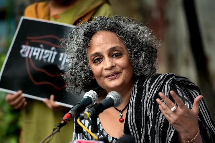 Writer and activist Arundhati Roy