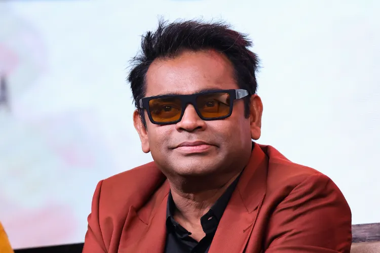 Music composer AR Rahman at the launch of the first single 'Jingucha'