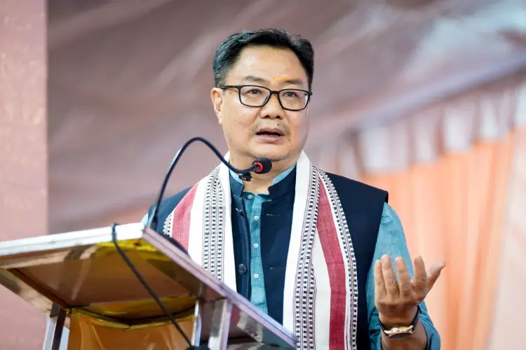Union Minority Affairs Minister Kiren Rijiju 