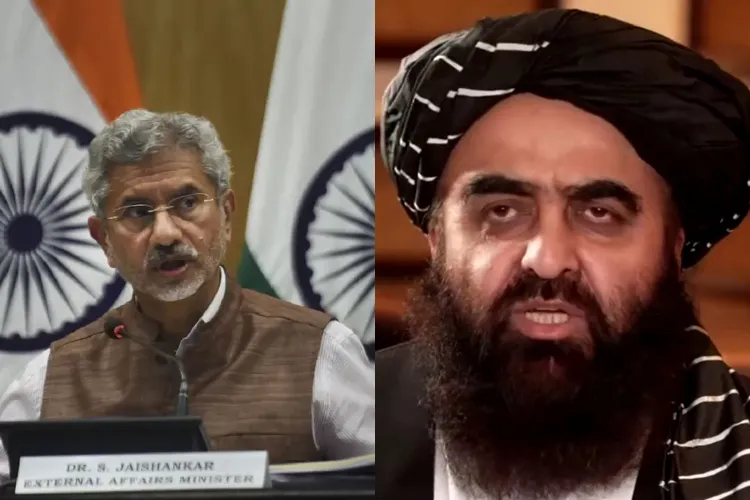 External Affairs Minister Dr S Jaishankar and Afghan Foreign Minister Mawlawi Amir Khan Muttaqi 