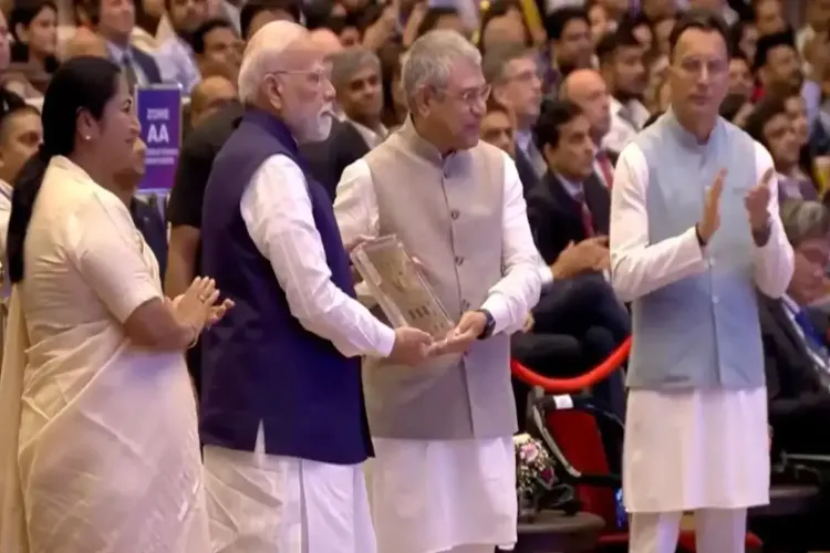 Delhi CM Rekha Gupta and PM Modi at Semicon India 2025