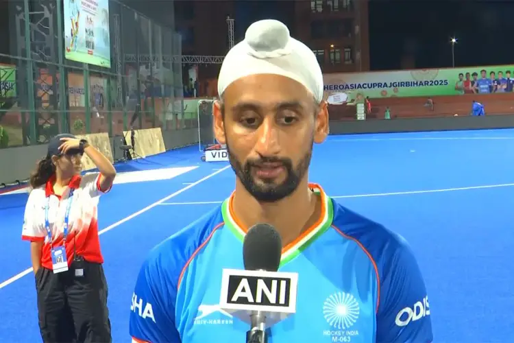 Mandeep Singh, Hockey player of the Indian team