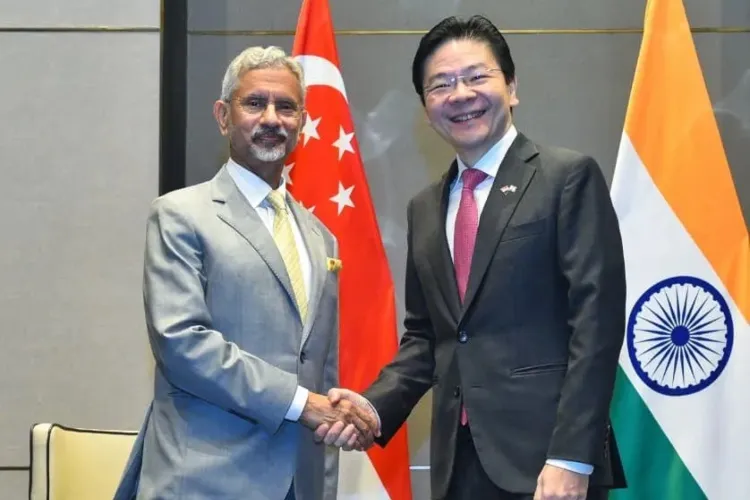 EAM Jaishankar with Singapore PM Wong