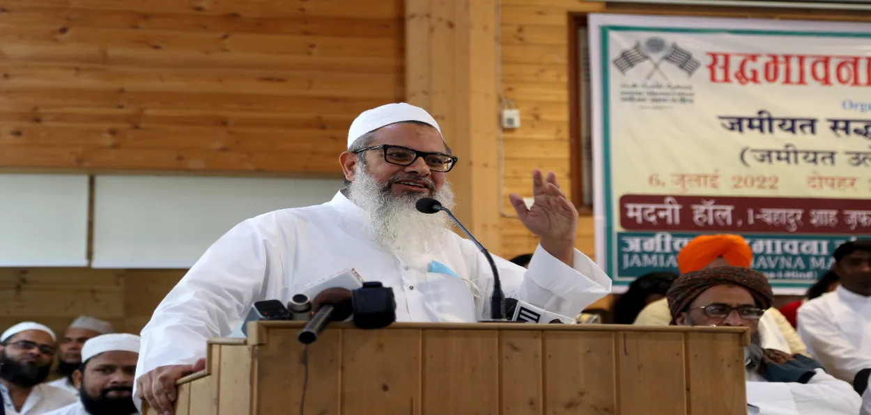 Maulana Mahmood Madni, President Jamiat-e-Ulama-e Hind