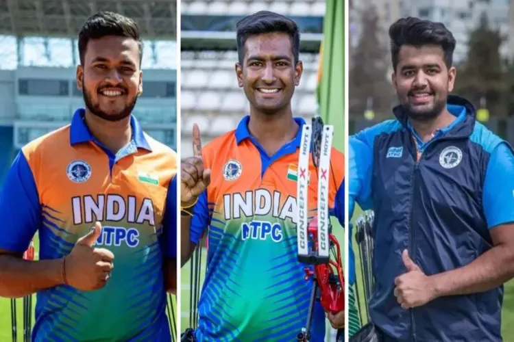 Indian men's compound archery team