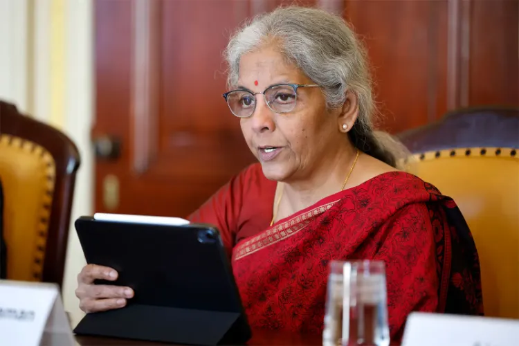 Finance Minister Nirmala Sitharaman