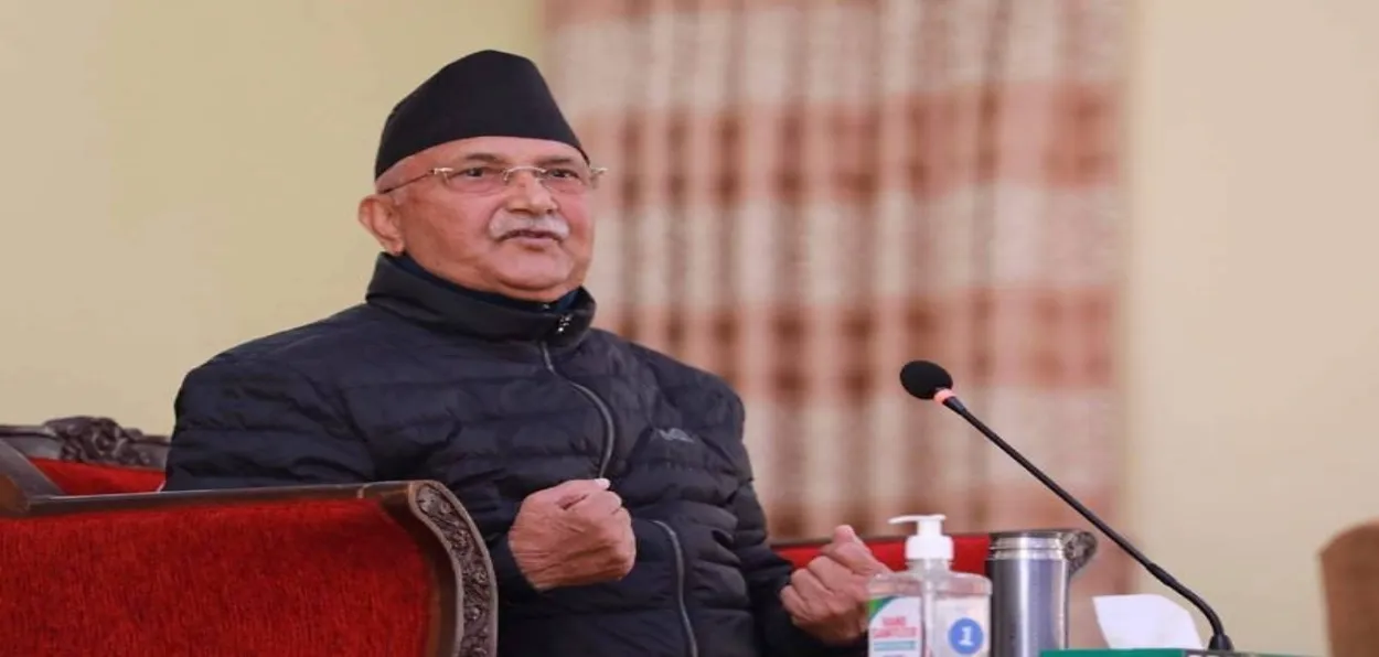 Prime Minister KP Sharma Oli (Courtesy:The Himalayan Times)