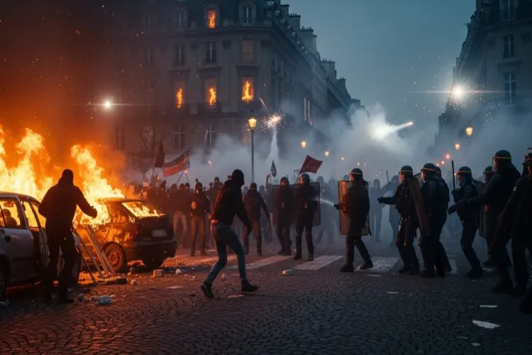 Block Everything protests rock France