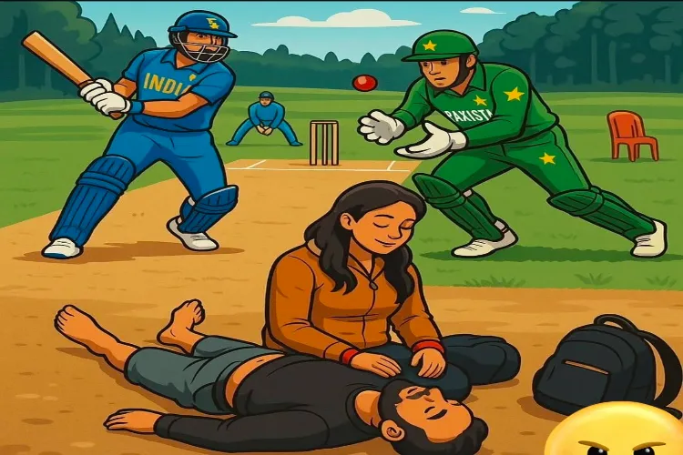 Meme being shared on social media in favour of boycott of India-Pakistan match