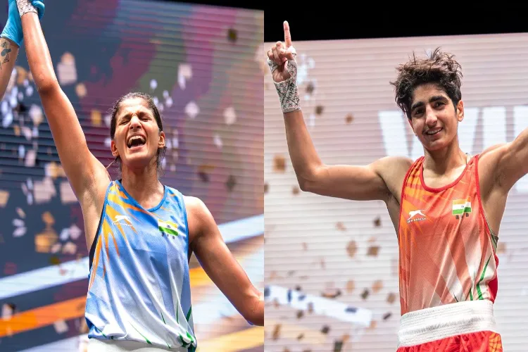 Indian boxers Jaismine Lamboria and Minakshi Hooda