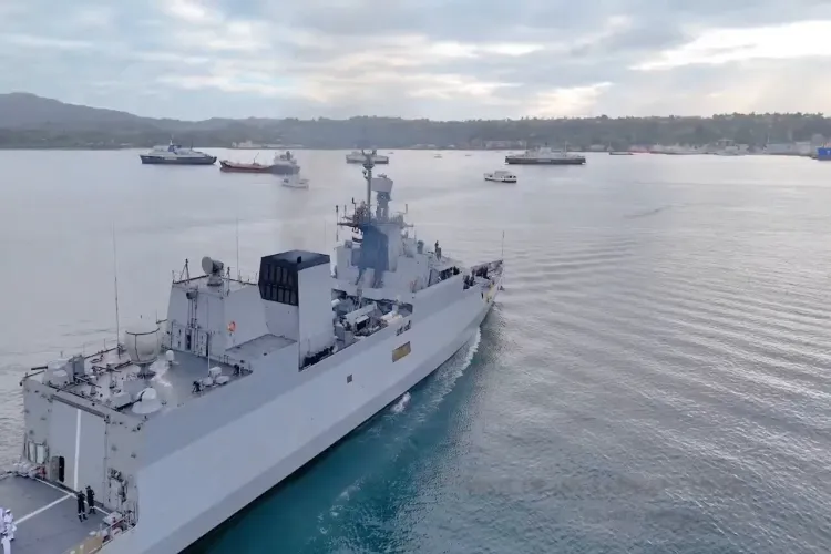 Indian Navy warship INS Kadmatt