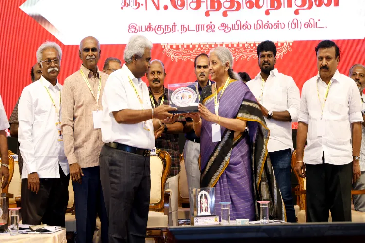 Finance Minister Nirmala Sitharaman Speaking at a function in Madurai