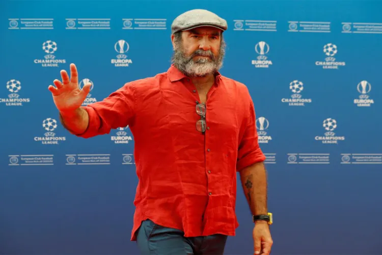 Former France and Manchester United legend Eric Cantona