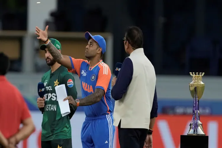 Indian skipper Suryakumar Yadav wins the toss