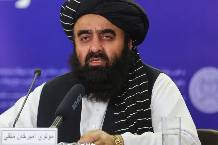 Afghanistan's Foreign Minister Amir Khan Muttaqi 