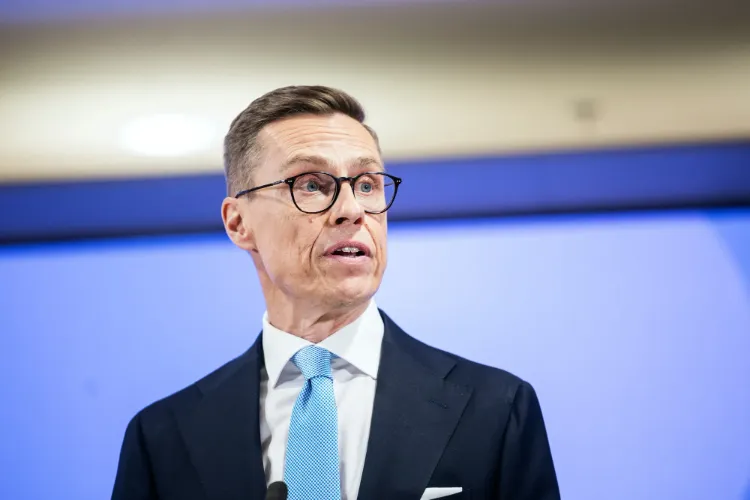 Finland's President Alexander Stubb