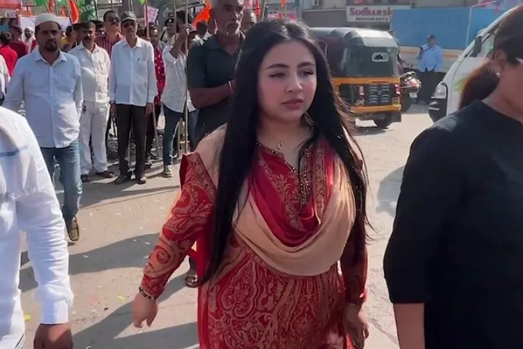 Mumbai Youth Congress member Zeenat Shabrin