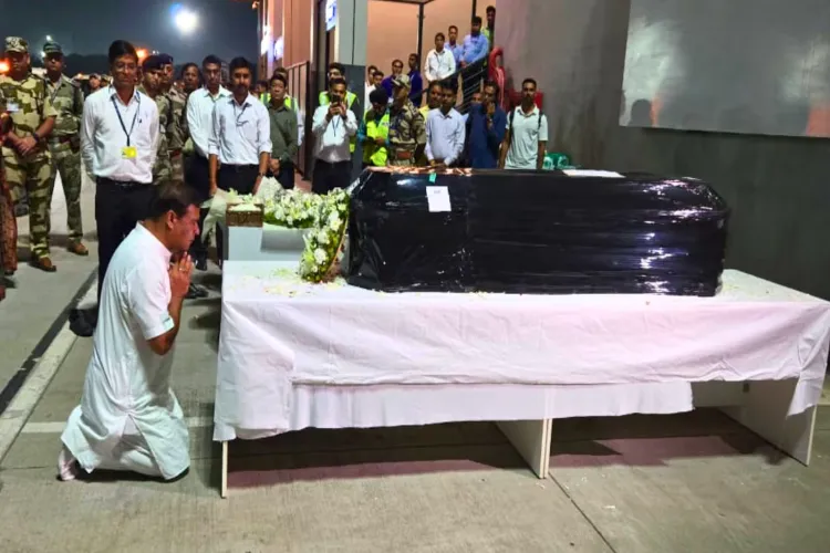 Assam CM Himanta Biswa Sarma pays homage