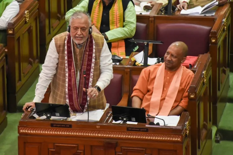 Up Finance Minister Suresh Kumar Khanna, speaking in the Assembly