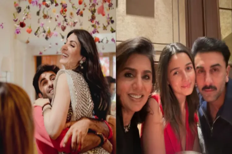 Images shared by Neetu Singh and Rioddhima Kapoor on Ranbir Kapoor's birthday