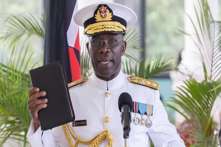Kenyan Navy Commander, Major General Paul Owuor Otieno