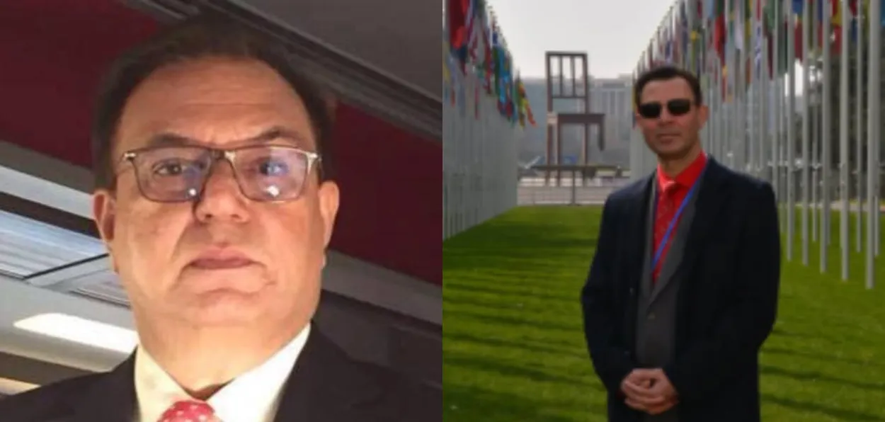 Shaukat Ali Kashmiri and Jamil Masood (Courtesy: Facebook)