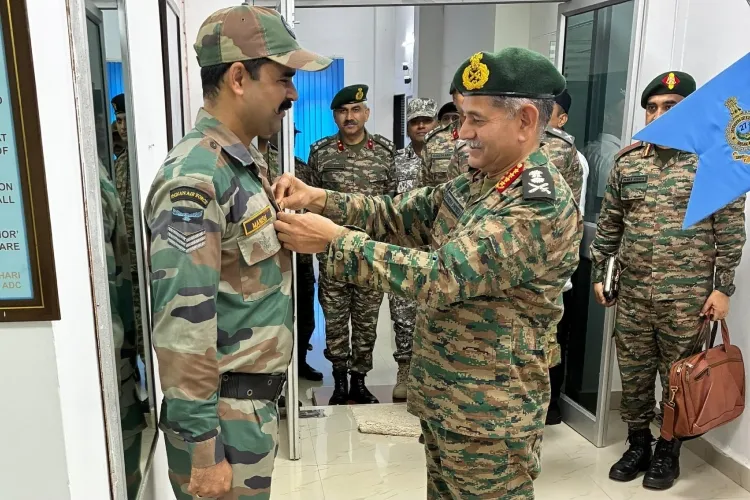 Chief of Army Staff (COAS) General Upendra Dwivedi visiting Bhuj Air Force Station