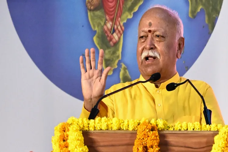 Rashtriya Swayamsevak Sangh (RSS) chief Mohan Bhagwat 