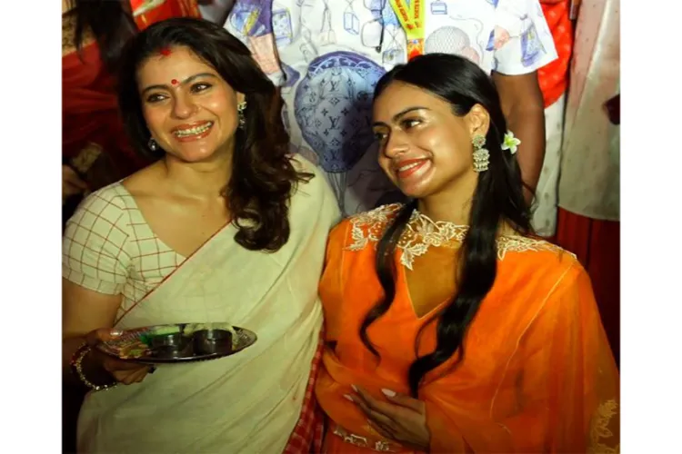 Bollywood actor Kajol with her daughter Nysa
