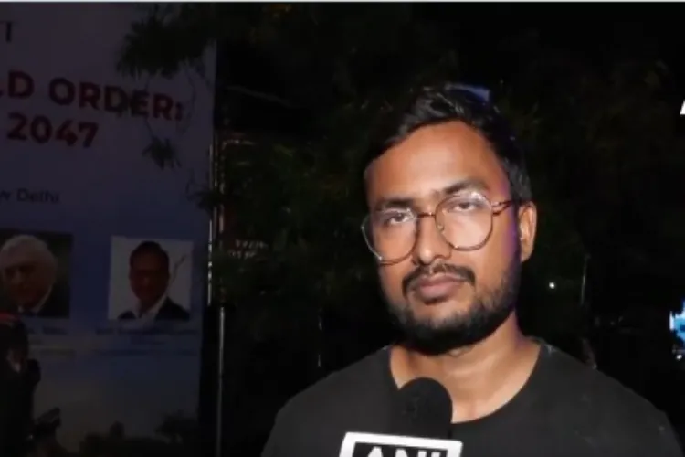Nitish Kumar, President JNUSU speaking to media