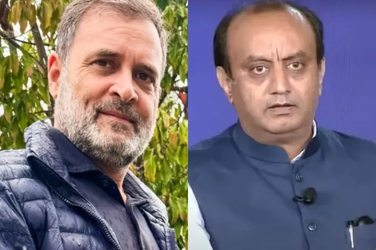 Rahul Gandhi and Sudhanshu Trivedi