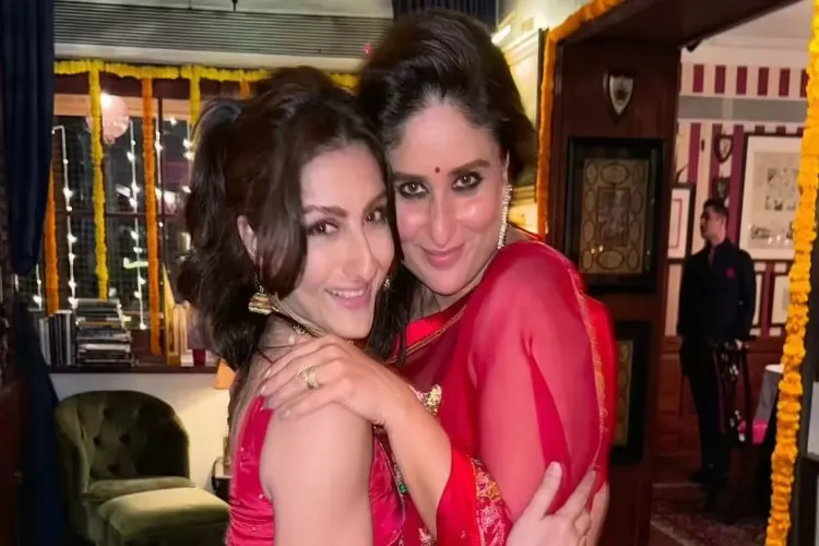 Actor Kareena Kapoor Khan and Soha Ali Khan.