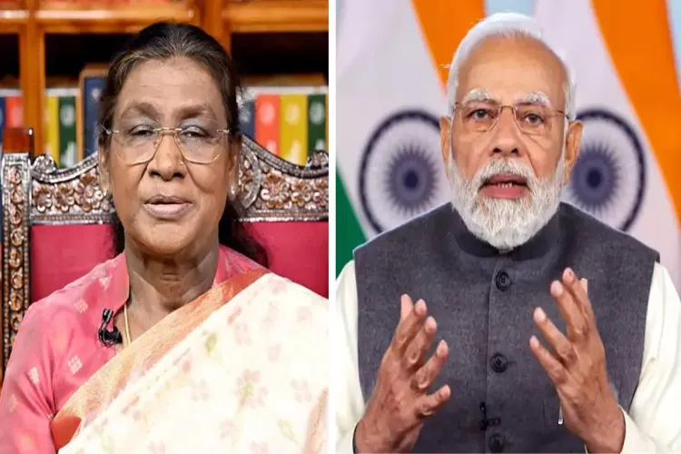 President Droupadi Murmu and PM Modi
