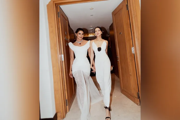 Actor Priyanka Chopra Jonas with his sister-in-law Neelam Upadhyaya