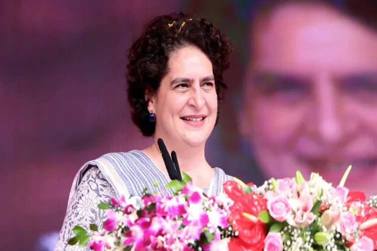 Congress leader Priyanka Gandhi