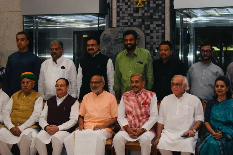 Rajya Sabha Chairman CP Radhakrishnan with members