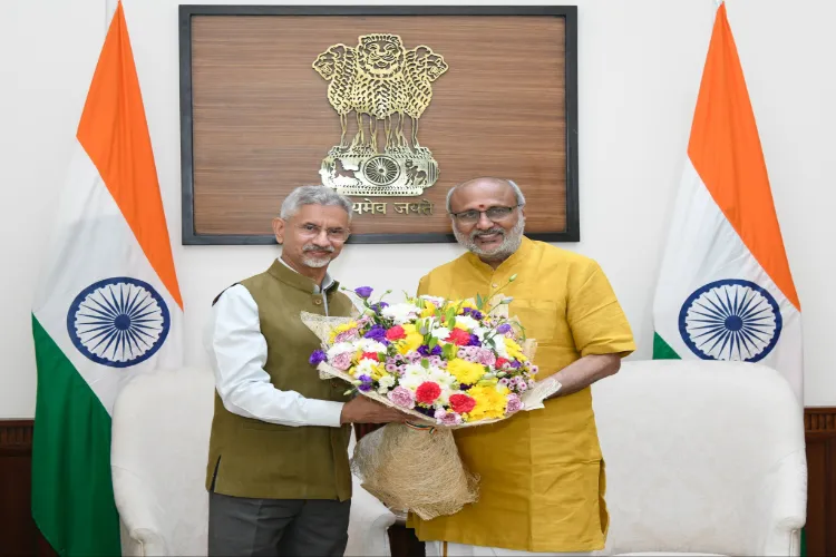 External Affairs Minister S Jaishankar with Vice President CP Radhakrishnan