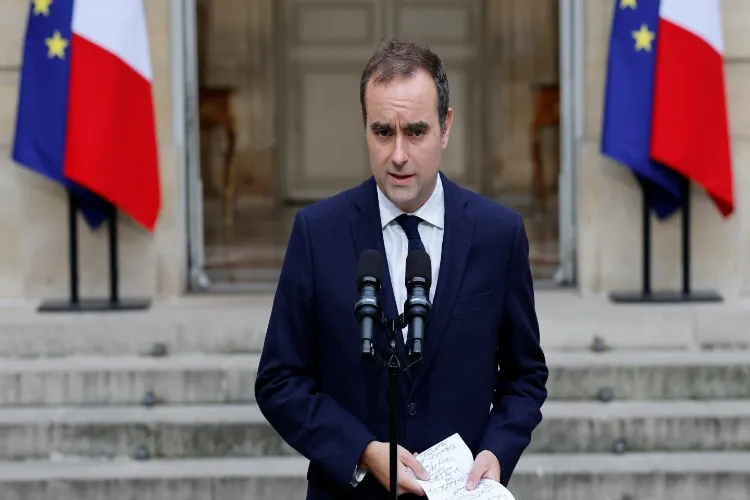 Caretaker French Prime Minister Sebastien Lecornu