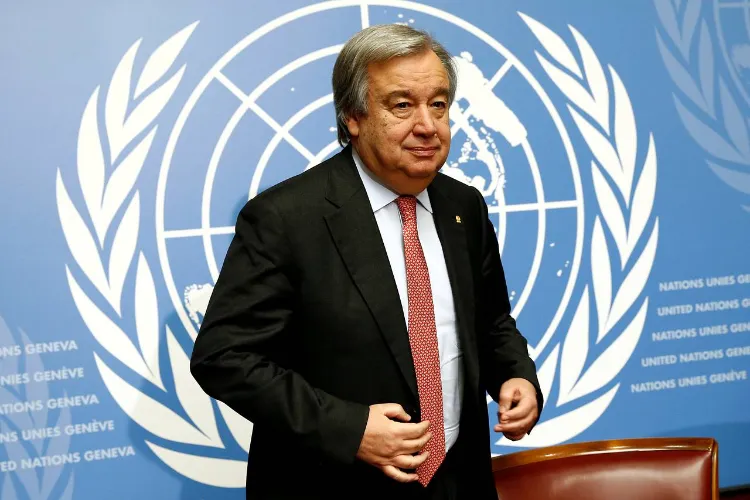 UN Secretary General Antonio Guterres