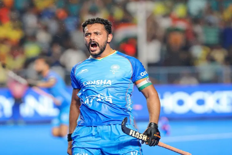 Captain of the Indian men's hockey team, Harmanpreet Singh